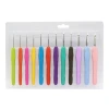 Amazon 14-piece colored TPR silicone soft-handle crochet set, commonly used sweater knitting tools, opp bag wholesale Application Scenario